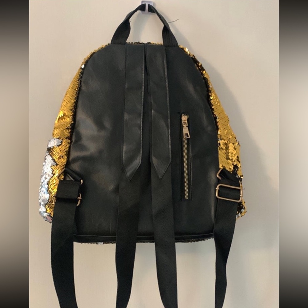 Backpack with reverse sequins - Picture 3 of 4